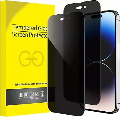 Privacy Anti-Spy Glass Screen Protector For IPhone XR 11 13 14 15 Pro Plus Max • £3.49