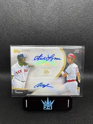 Mo Vaughn / Fred Lynn 2023 Topps Dynamic Duals #11A Auto /50 Boston Red Sox • $59.99