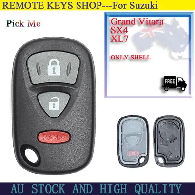 $17.59 • Buy New Suitable For Suzuki Grand Vitara SX4 XL7 2003-2007 Remote Key Shell Case Fob