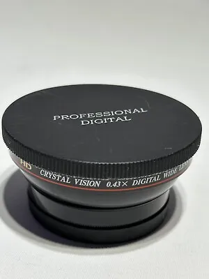 Photography - Crystal Vision 0.43x Le Hd Wide Lens W/ Macro • $15