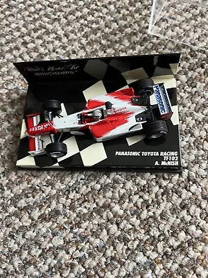 Pauls Model Art Minichamps Series. Panasonic Toyota TF102 A McNish 2002 • £5