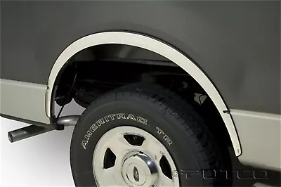 Fender Trim 4pc.Wheel Well 1.5  Polished Stainless Steel Fits 2009-11 Ford F150 • $198.99