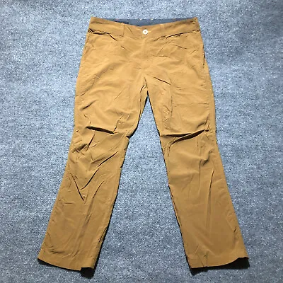 Orvis Nylon Hiking Pant Men 36 Brown Hiker Breatehable Performance Fishing 36x29 • $17.24