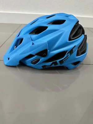 MET M97 Parabellum Helmet In-Mold Safe-T Mid Fit Matte Blue Size Large • $99
