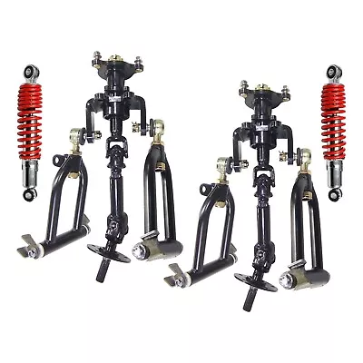 4 Wheel Drive Axle Assembly Front Shocks Swingarm Kit Electric ATV Quad Go Kart • $284.47