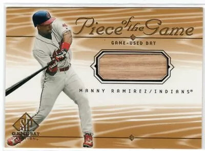 2001 Upper Deck SP Game Bat Edition Manny Ramirez Game-Used Bat Card • $4.50