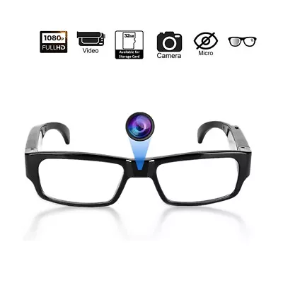 Mini HD Camera Glasses Eyewear Sports Video Recorder DVR Cam Camcorder • $38.92