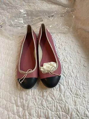 J. Crew Classic Cap Toe Ballet Flats Vintage Raspberry NIB Size 8 • $58.99