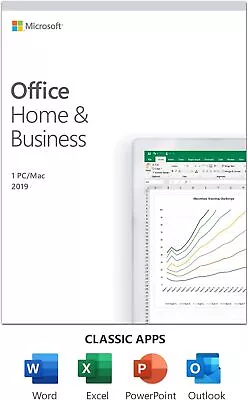 Microsoft Office Home And Business 2019 For 1 User • $204.94