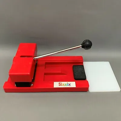 Sizzix Original Red Personal Die-Cutter Press Machine Craft Cutting Pad • $55