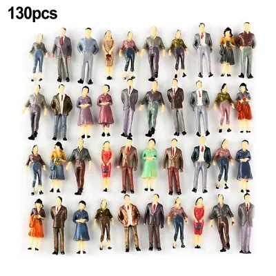 130Pcs O Scale 1:48 Painted Figures-People Passenger Different Poses People • $14.89