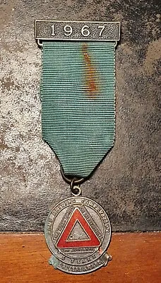 1967 National Safe Driving  Award Medal - J R Gaunt Birmingham • £3