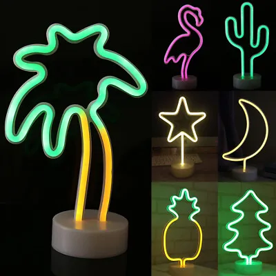 £12.47 • Buy Tabletop LED Neon Sign Light Photography Prop Kids Room Night Light Home Decor