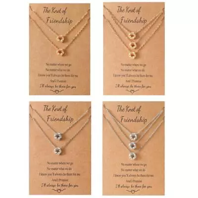 2/3 Pcs Best Friend Knot Necklaces Friendship Necklace Birthday Gifts For Women • $7.50