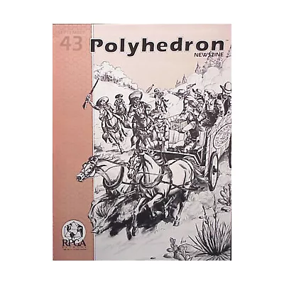 TSR Polyhedron  #43  Dr. Brown's Miracle Juice - Gen Con Boot Hill Modu Mag VG+ • $10