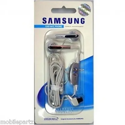 Genuine Samsung Silver Headphones AEP421SSE For E370 D500 D600 D720 E720 Z500 • £2.99