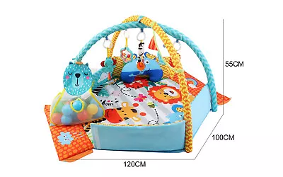 Gym Activity Foldable Play Mat Bag  30-balls Tummy Play Kick Stimulate Your Baby • £34.99