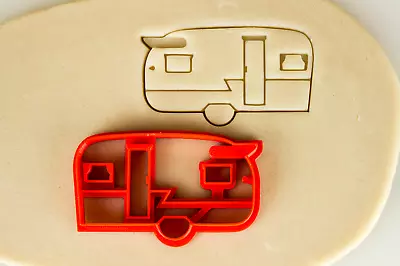 Vintage Travel Trailer Camper Glamper Cookie Cutter Like SHASTA • $9.95