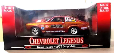 Ertl Collectibles  Chevrolet Legends 1/18 Warren Johnson 1972 Chevy VEGA • $99.95