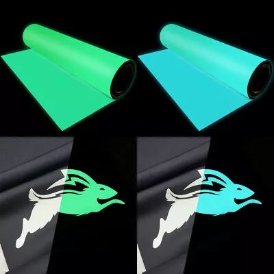 Glow In The Dark Heat Transfer Vinyl HTV T-Shirt Iron On Heat Press 12in X 10FT • $14.48