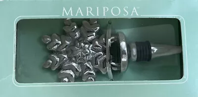 Mariposa Snowflake Wine/Bottle Stopper 100% Recycled Aluminum Mexico • $16