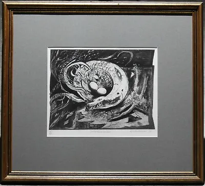 Wendy Stavrianos (1941-) Original Etching Protection Of The Nest The Sacred Land • $499
