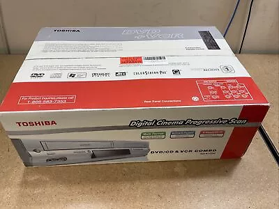 $395.11 • Buy Toshiba SD-KV550 Progressive Scan DVD Player VHS Hi Fi VCR Combo Tunerless