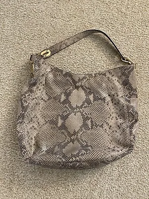 Michael Kors Fulton Snakeskin Embossed Shoulder Bag • $30