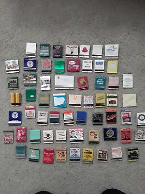 70 Vintage Matchbooks Collection Lot; Some Odd Slices Of History And Americana • $15