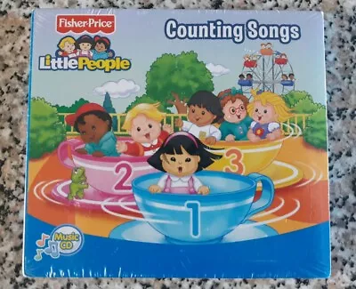 Rare Fisher Price Little People Counting Songs Music CD New And Sealed  • £9.49