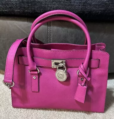 Michael Kors Large Hamilton Saffiano Leather Pink Tote Bag • $95.50