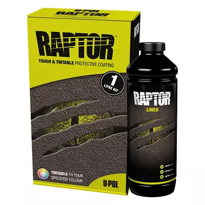 U-POL 4804 Raptor 1 Liter VOC Tintable Urethane Spray-On Truck Bed Liner • $62.66