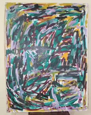 Amazing Joan Mitchell Oil On Canvas 1961 Large Painting In Good Condition • $699