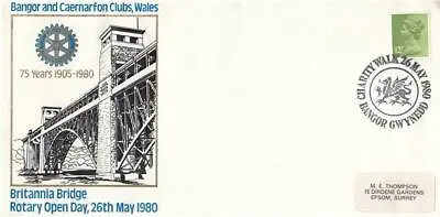 1980 Rotary Club Of Bangor & Caernarfon - 75 Years & Charity Walk Cover • £4.99