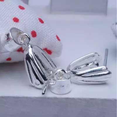 2pcs Sterling Silver Pinch Bail Clip Pendant Clasp Pendant Connector Findings • $5.95