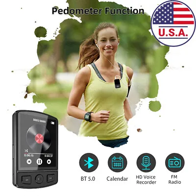 US Running Sport Mini Clip MP3 Player With 1.77  Screen Support Camera FM E-Book • $22