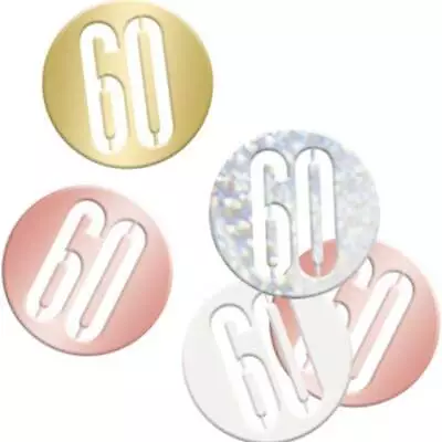 £1.85 • Buy Rose Gold Birthday Table Confetti Sprinkles Decorations 13th-90th Party Glitz 