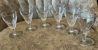 Vintage Six 3 Oz Sherry Cordial Glasses • $12