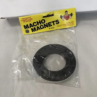 1/2 10 Ft Magnetic Magnet Tape Adhesive Vintage Macho Malgo Craft￼ Hobby￼ • $9.99