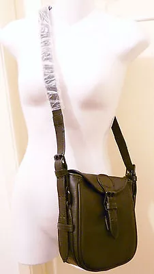 NWT J.Crew Canyon Crossbody Bag JCrew Leather Bag Purse BLACK +DustBag • $109.95