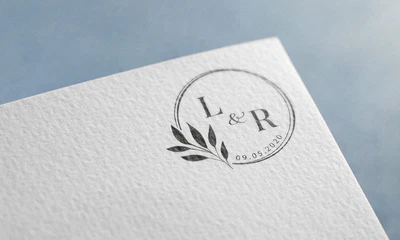 $14 • Buy Round Self-Ink Stamp, Address Stamp, Custom Stamp, Personalized Logo Stamp