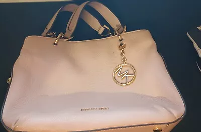 Michael Kors Lillie Soft Pink Medium Leather Satchel Bag • $150