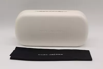 Marc Jacobs White Leather Hard Case Cloth Optical Eyeglasses Sunglasses • $10.50