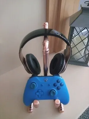 Handmade Copper Pipe Docking Station For Xbox / Playstation Controller & Headset • £32