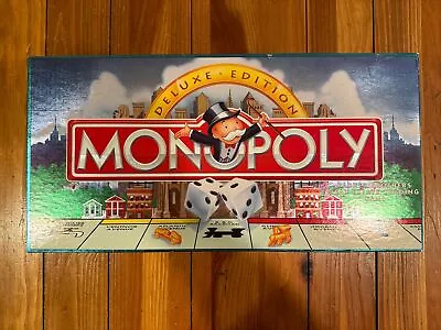 Vintage Monopoly Deluxe Edition 1998 Board Game Collector's Edition • $72.80