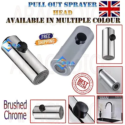 Spare Replacement Kitchen Mixer Tap Pull Out Head Faucet Spray Shower Sprayer UK • £7.95