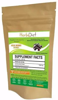 £3.29 • Buy Acai Berry Extract Powder HIGH STRENGTH Slimming Diet Weight Loss Fat Burner