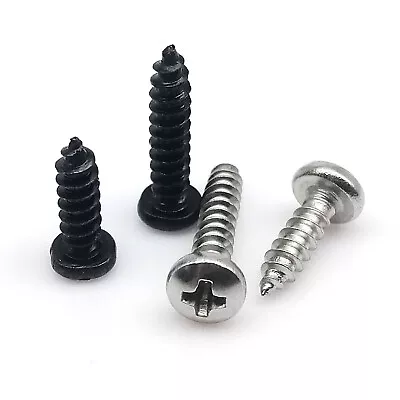 £2.75 • Buy 100pcs M1-M4 Small Micro Cross Phillips Pan Round Head Self-tapping Wood Screw