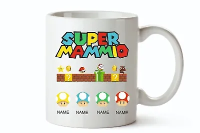 Mother's Day Super Mammio Super Mommio Super Mario Mug Or Coaster • £12.99