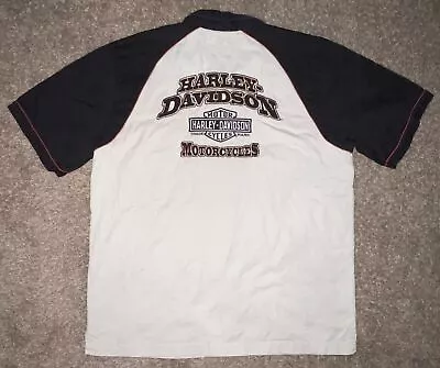 Harley Davidson Button Up Shirt Mechanics Shirt Size L • $25